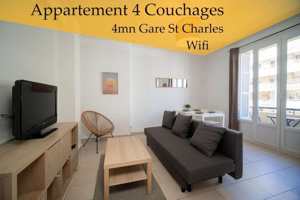 Appartement Tout Equipe Balcon 4 Pers St Charles Марсилия Екстериор снимка